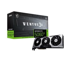 MSI Nvidia GeForce RTX 5060 Ti 16G Ventus 3X OC, 3xDP, 1xHDMI