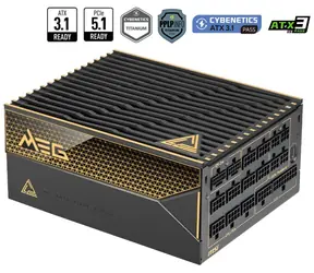 MSI MEG Ai1600T PCIE5 / ATX / 1600W / 80PLUS Titanium / Aktívny PFC / PCIe 5.0 / 135 mm