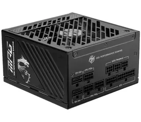 MSI MPG A850GS PCIE5 / 850W / 135mm ventilátor / PFC / modulárny / 80PLUS Gold