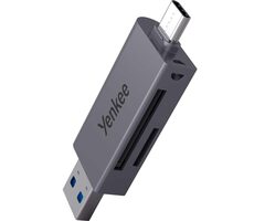YENKEE YCR 401 COMBO / Čítačka kariet / USB-A / USB-C / SD/TF