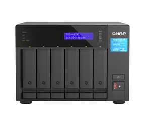 QNAP TVS-h674T-i5-32G / 6x HDD / i5-12400 2.5 GHz / 32 GB DDR4 / 6x 3.5" & 2.5" SATA / 2x2.5GLAN