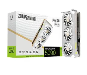 Zotac GeForce RTX 5090 SOLID OC White 32GB / 2017 - 2422Mhz / 32GB GDDR7 / 512bit / 1x HDMI + 3x DP / 1000W (16)