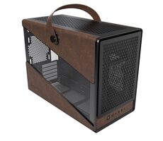 Montech Heritage čierna / Micro ATX / 2x USBA / 1x USB-C / bez zdroja / priehľadná bočnica