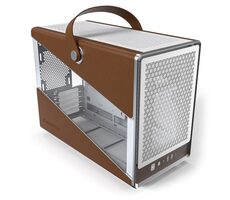 Montech Heritage biela / Micro ATX / 2x USBA / 1x USB-C / bez zdroja / priehľadná bočnica