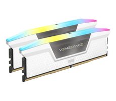 Corsair Vengeance RGB 64GB (2x32) DDR5 6400MHz biela / C32 / DIMM / XMP 3.0