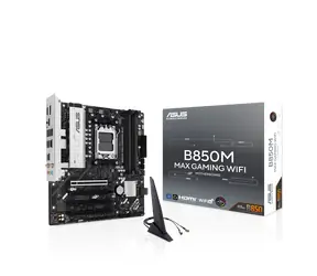 Asus B850 MAX GAMING WIFI / B850 / 4X DDR5 / 1x GLAN / Wi-Fi 6 / mATX