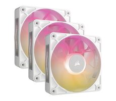 Corsair iCUE LINK RX120 RGB Max 3ks biela / 120 mm / 29.5 dB @ 2400 RPM / 71.3 CFM / PWM