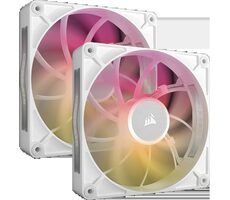 Corsair iCUE LINK RX140 RGB Max 2ks biela/ 140 mm / 36 dB @ 1600 RPM / 103 CFM / PWM
