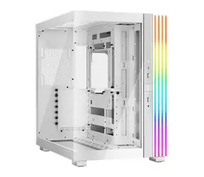 be quiet! Light Base 600 DX ARGB biela / ATX / 2x USB-A / 1x USB-C / bez zdroja / priehľadná bočnica