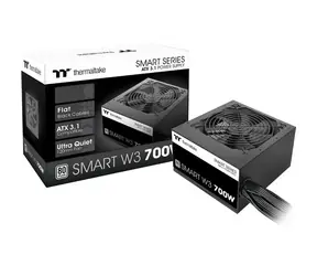Thermaltake SMART W3 700W / 700W / aktívny PFC / ATX 12V 3.1 / 120mm ventilátor / 80PLUS White