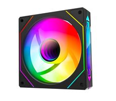 Rampage 7C-120S ARGB čierna / 120mm ventilátor / 21.2 dB @ 1800 RPM / Hydraulic Bearing / 38.5 CFM / 3-Pin + 4-Pin