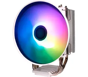 Xilence M403PRO.W.ARGB biela / 1x 120mm / TDP 150W / 25.6 dB @ 1800 RPM / 61.5 CFM / Intel + AMD 