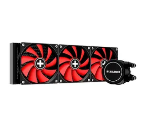 Xilence LiQuRizer LQ360 červeno-čierna / 3x 120mm / TDP 400W / 35.2 dB @ 1600 RPM / 70 CFM / AMD + Intel