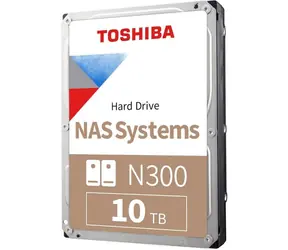 Toshiba N300 NAS 10TB bulk / HDD / 3.5" / SATA III / 7 200 rpm / 512 MB cache / Interné