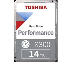 Toshiba X300 Performance 14TB / 3.5" / 7 200 rpm / 512MB cache / SATA III / CMR