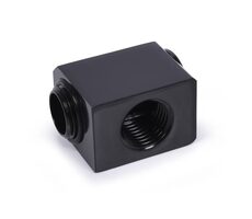 Alphacool Low Profile Adaptér 90° G1/4 AG na G1/4 IG čierna/otočný