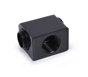 Alphacool Low Profile Adaptér 90° G1/4 AG na G1/4 IG čierna/otočný