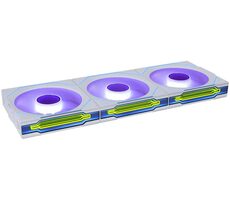 Lian Li UNI FAN SL-INF 120 ARGB PWM biela 3-pack / 120 mm ARGB / 29.2 dB @ 0-2300 RPM / 4-pin