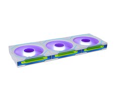 Lian Li UNI FAN SL-INF 120 ARGB Reverse Blade PWM biela 3-pack / 120 mm ARGB / 32.2 dB @ 0-2300 RPM / 4-pin