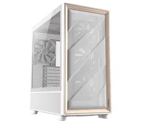 Antec Flux biela / E-ATX / 2x USB-A / 1x USB-C / 4X 120mm / 1x 140mm / bez zdroja / priehľadná biočnica