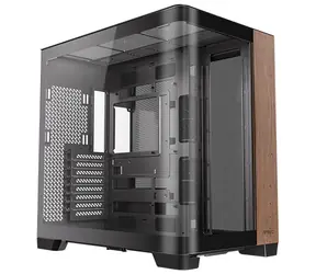 Antec C8 Curve Wood / E-ATX / 2x USB-A 3.0 / 1x USB-C 3.0 / bez zdroja / priehľadná bočnica 