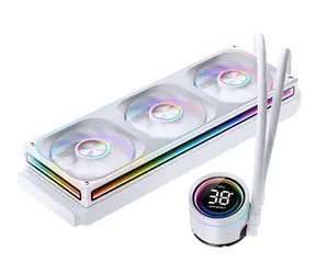 Jonsbo TH- 360 AiO ARGB biela / 3x 120mm / 37.3 dB @ 2400 RPM / 62.4 CFM / AMD + Intel