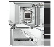 GIGABYTE AORUS B850 STEALTH ICE / B850 / 4X DDR5 / 1x 5GLAN / Wi-Fi 7 / ATX