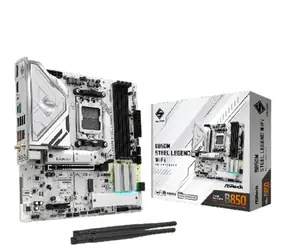 ASRock B850 Steel Legend Wifi / AMD B850 / DDR5 / SATA III / USB 3.2 / 2.5 GLAN / Wi-Fi 7 / sc.AM5 / mATX