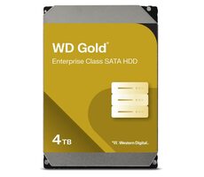 WD Gold 4TB / HDD / 3.5" / SATA III / 7 200 rpm / 256 MB cache / Interné / 5y