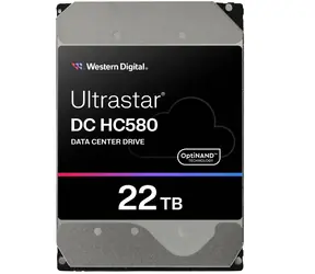 WD Ultrastar DC HC580 WUH722422AL5204 22TB / HDD / 3.5" / SAS III / 7 200 rpm / 512MB cache / 5y / pre dátové centrá