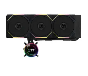 Lian Li HYDROSHIFT II LCD-C 360TL čierna