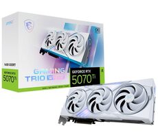 MSI GeForce RTX 5070 Tí 16G GAMING TRIO OC WHITE / 2572MHz / 16GB GDDR7 / 256-bit / 1x HDMI + 3x DP / 750W (16)