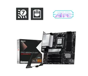 MSI PRE B850M-P WIFI / B850 / 4X DDR5 / 1x 5GLAN / Wi-Fi 7 / mATX