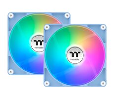 Thermaltake CT120 ARGB Sync PC Cooling Fan svetlo modrá / Hydraulic Bearing / 120mm / 25.8dB @ 2000rpm / 4 pin / 2ks 