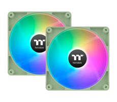 Thermaltake CT140 ARGB Sync PC Cooling Fan svetlo zelená / Hydraulic Bearing / 140mm / 30.5dB @ 1500rpm / 2ks