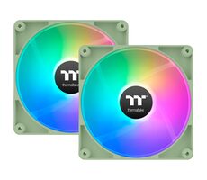 Thermaltake CT140 Reverse ARGB Sync PC Cooling Fan svetlo zelená / Hydraulic Bearing / 140mm / 32.8dB @ 1800rpm / 2ks 