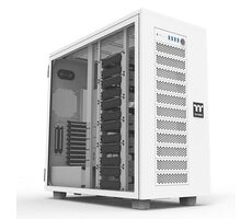 Thermaltake AX700 TG biela / XL-ATX / 4X USB-A 3.2 / 1x USB-C / Bez zdroja / priehľadná bočnica