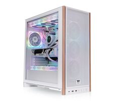 Thermaltake S370 WS biela / ATX / 2x USB-A 3.2 / 2x USB-C / 3x 120mm / Bez zdroja / priehľadná bočnica
