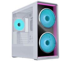 Lian Li LANCOOL 217 INF biela / ATX / 2xUSB 3.0 + 1xUSB C / bez zdroja / priehľadná bočnica