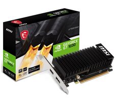 Rozbalené - MSI GT 1030 4GHD4 LP OC / 1430 MHz / 4GB DDR4 2.1GHz / 64-bit / DP + HDMI / 20W / rozbalené
