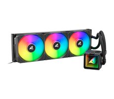 Sharkoon S100 ARGB čierna / 3x 120mm / 35 dB @ 2200 RPM / 77.66 CFM / AMD + Intel