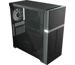 Valkyrie VK-CASE02LITE čierna / ATX / 2x USB-A 3.2 / 1x USB-C 3.2 / 1x 140mm / bez zdroja / priehľadná bočnica