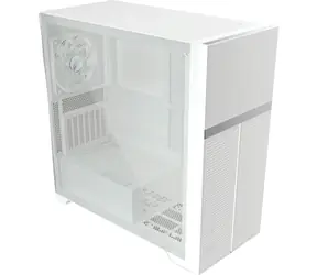 Valkyria VK-CASE02LITEW biela / ATX / 2x USB-A 3.2 / 1x USB-C 3.2 / 1x 140mm / bez zdroja / priehľadná bočnica