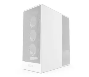 NZXT H7 Flow RGB biela / E-ATX / 2x USB-A 3.2 / 1x USB-C 3.2 / 3x 120mm RGB / bez zdroja / priehľadná bočnica