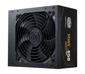 Cooler Master MWE Bronze 650 V3 230V (ATX 3.1) čierna / ATX / 650W / aktívny PFC / 120mm / 80 PLUS Bronze / nemodulárny 