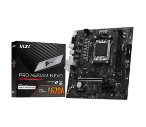 MSI Pre A620AM-B / A620 / AM5 / 2x DDR5 / PCIEx16 / 2.5GLAN / mATX