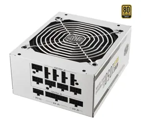 Cooler Master MWE 1050 V2 (ATX 3.1) biela / ATX / 1050W / aktívny PFC / 140mm / 80 PLUS Gold / modulárny
