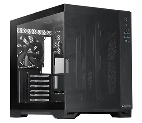 Chieftec VISIO AIR čierna / ATX / 2x USB-A 3.0 / 1x USB-C 3.2 / 3x 140mm / bez zdroja / priehľadná bočnica 