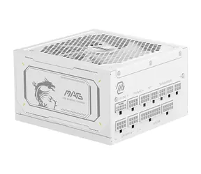 MSI MAG A1000GL PCIE5 biela / 1000W / 135mm / ATX3.1 / aktívny PFC / 80PLUS Gold 