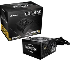 ASRock Challenger CL-850G / ATX / 850W / 80 PLUS Gold / 120 mm / nemodulárny